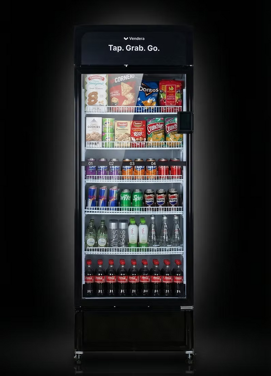 Vendera AI Smart Cooler – Autonomous Cashless Vending Solution